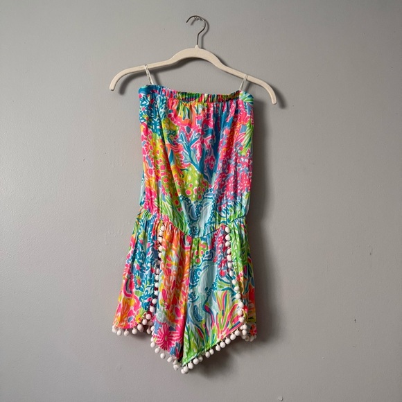 Lilly Pulitzer Pants - Lilly Pulitzer DAISY STRAPLESS ROMPER